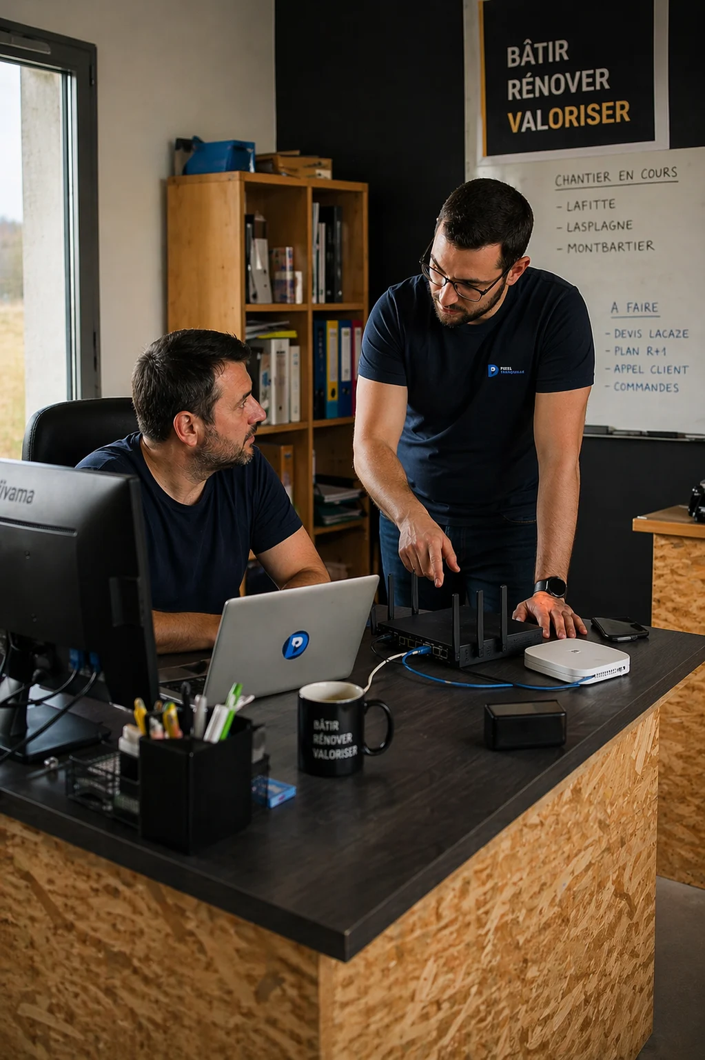 Accompagnement informatique auprès d'une petite entreprise