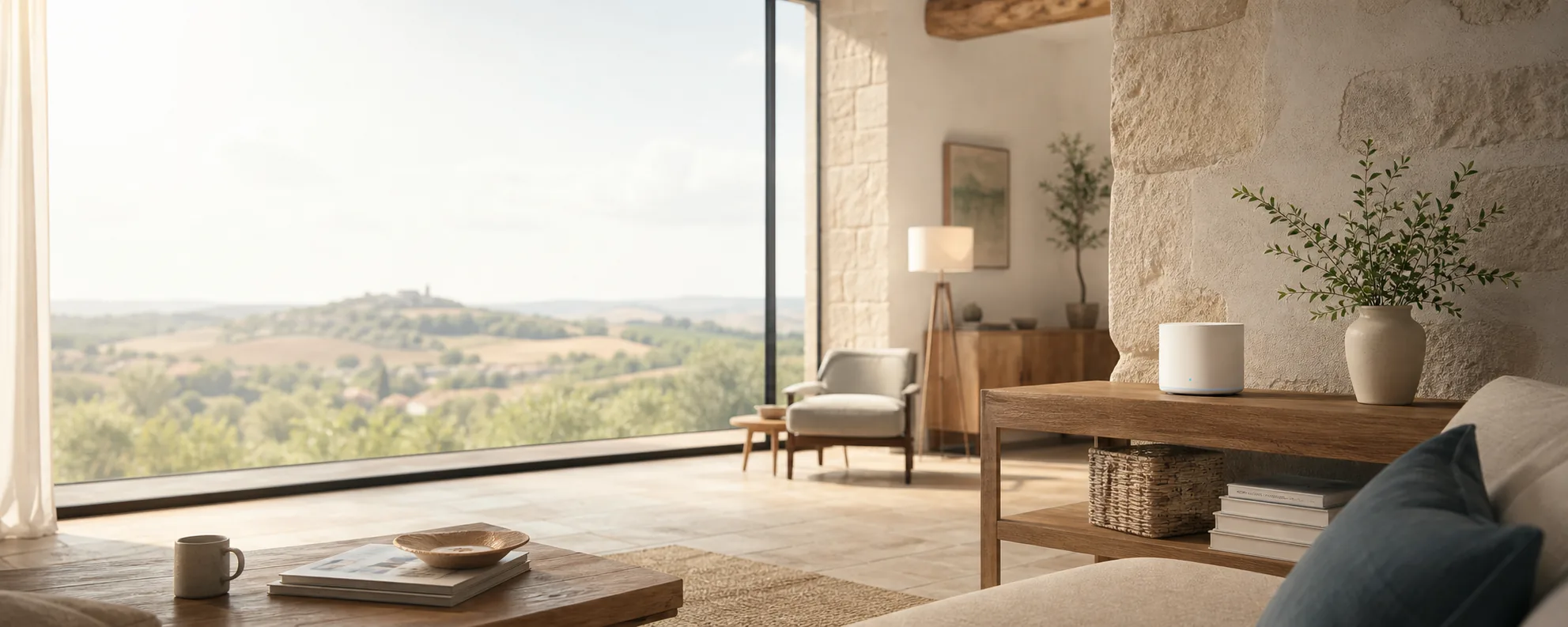 Maison avec couverture Wi‑Fi à organiser selon les pièces et les usages